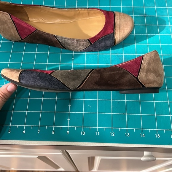 Nine West women’s suede flats 9.5 Natural color way - Picture 9 of 12